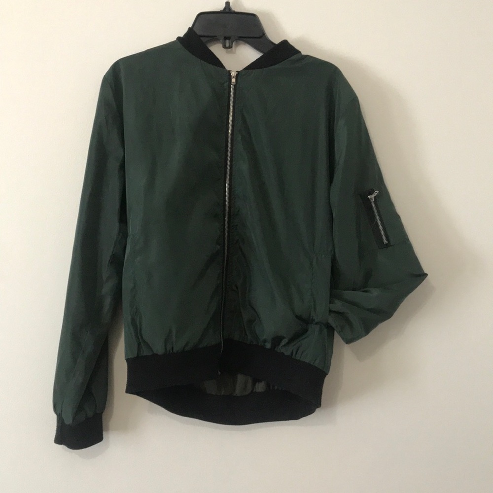 Nylon Olive Bomber